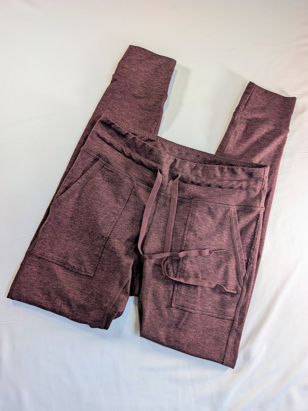 aerie Kids Pull-On Joggers in Plum Heather